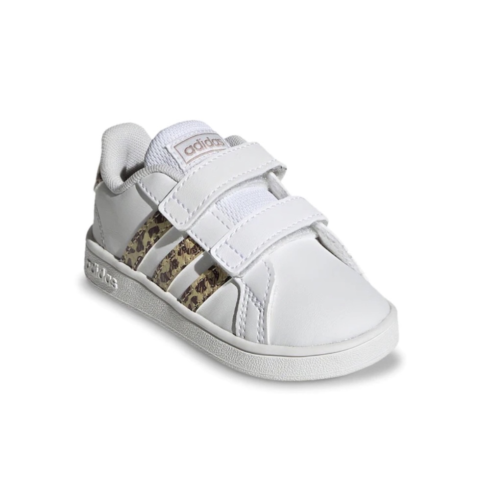 🆕 ADIDAS GRAND COURT SNEAKER Girls leopard print